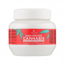Маска для волос Kallos Cosmetics Hair Pro-Tox Cannabis с маслом семян конопли, кератином и витаминным комплексом 275 мл (5998889517496)
