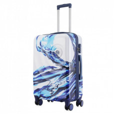 Чемодан Semi Line Print 24" M White/Blue (T5653-2)
