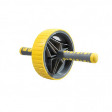 Ролик для пресса LiveUp Exercise Wheel 19 см жовтий LS3371 (6951376107616)