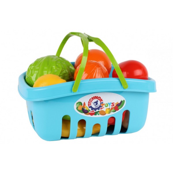 Игровой набор продуктов 5354TXK в корзинке (Голубой)