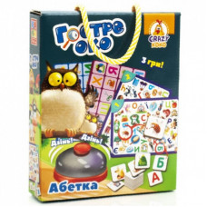 Настольная игра Vladi Toys Зоркий глаз Азбука (укр) (VT8010-14)