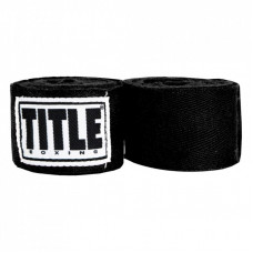 Бинт для спорта Title Boxing Traditional Weave 180" 4.5м Black (HW BK)