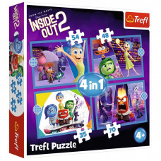 Пазл Trefl Inside Out 2 4 in 1 (35, 48, 54, 70) элемента (5900511346527)