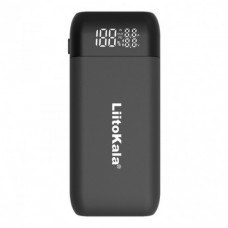 Повербанк-корпус/зарядка Liitokala Lii-MP2, 2x18650-21700, USB-C QC+PD, LCD, Box (Power Bank Case) Тёмно-Серый (125863)
