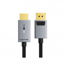 Кабель мультимедийный DisplayPort M to HDMI M 3.0m 4K60Hz Cabletime (CA915330)