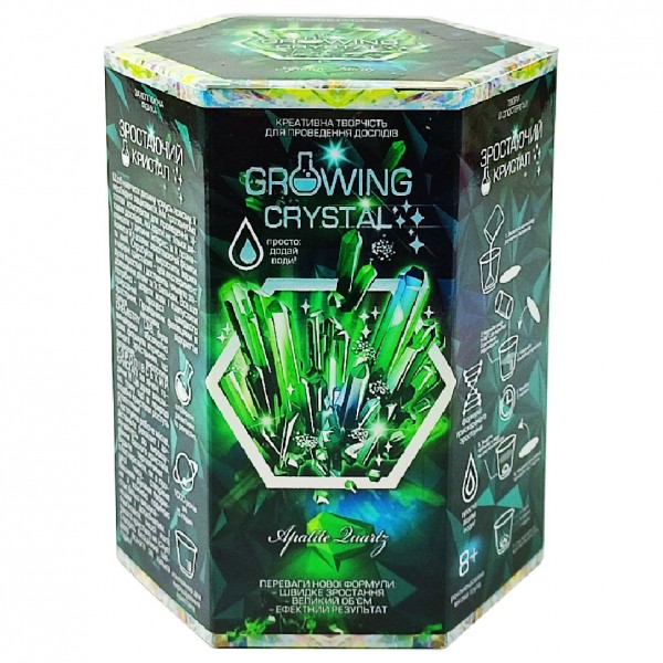 Игровой набор для выращивания кристаллов GRK-01 GROWING CRYSTAL (Апатит)