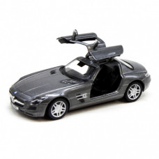 Машинка металлическая KT5349W Mercedes-Benz SLS AMG (Черный)