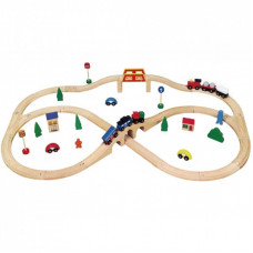 Железная дорога Viga Toys 49 деталей (56304)