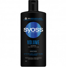 Шампунь Syoss Volume с Фиолетовым Рисом для тонких волос без объема 440 мл (4015100338942/9000101277296)