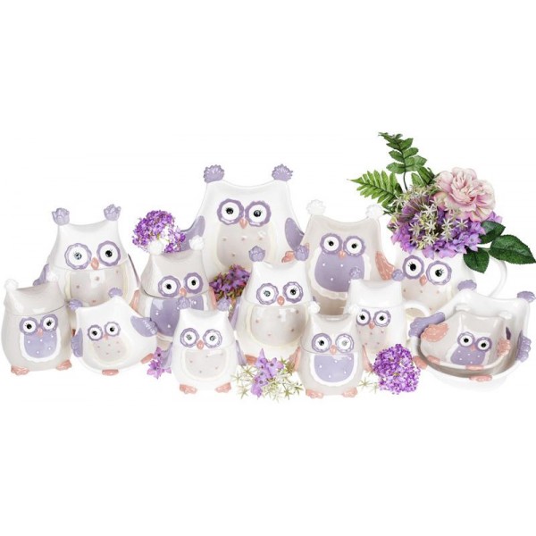 Глечик "Owl Family" 1.2л з керамічний (109973) Глечик "Owl Family" 1.2л з керамічний (109973)