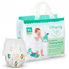 Подгузники Offspring трусики Размер XL (12-20 кг) 30 шт, Зайчики (9355465009572) (DP-OI-FAP-XL30P-HBN)