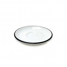 Блюдце Ancap серія Verona Colored Rims 14,5 см Pennellessa Black rims для серій "Verona (37254)