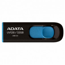 USB флеш накопитель ADATA 32Gb UV128 black-blue USB 3.0 (AUV128-32G-RBE)