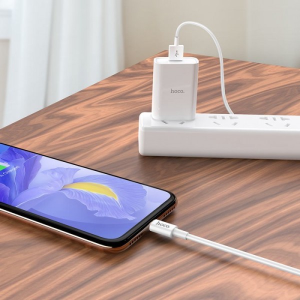 Кабель для зарядки USB на Type-C HOCO X64 3A Lightweight Белый (38783) Кабель для зарядки USB на Type-C HOCO X64 3A Lightweight Белый (38783)