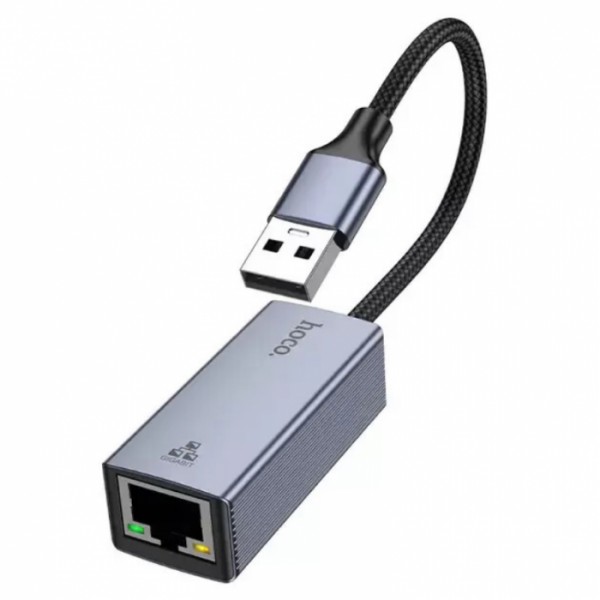 Сетевой адаптер HOCO UA37 USB Ethernet Adapter (1000 Mbps) (134983) Сетевой адаптер HOCO UA37 USB Ethernet Adapter (1000 Mbps) (134983)
