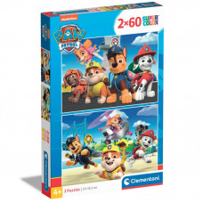 Пазл Clementoni 2 в 1 Paw Patrol. New, 2 по 60 элементов (21623)