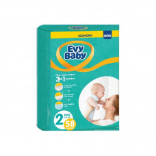 Подгузники Evy Baby Mini Розмір (3-6 кг) 58 шт (8683881000257)
