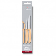 Набор ножей Victorinox SwissClassic Paring Set 3 шт Universal Orange (6.7116.31L92)