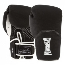 Боксерские перчатки PowerPlay 3011 10oz Black/White (PP_3011_10oz_Bl/White)