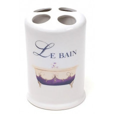 Підставка LE BAIN Ø8.7х13.4см для зубних щіток, фарфор (113293)