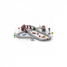 Железная дорога ZIPP Toys Городской экспресс 80 деталей, красный (AU1885)