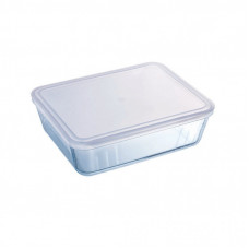 Форма для выпечки Pyrex CookFreez з кришкою прямокутна 27 х 22 х 9 см 4 л (244P000/7643)