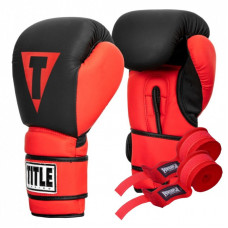 Боксерские перчатки Title Boxing Guts and Glory Black/Red M 12oz (GGBG M BK/RD)