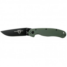 Нож Ontario Knife RAT II D2 OD Green, Black Blade (ON8830OD)