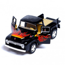 Машинка металлическая инерционная Pickup FORD F-100 (1956) Kinsmart KT5385FW 1:38 (Черный)
