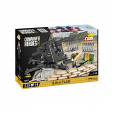 Конструктор Cobi Company of Heroes 3 Зенитная пушка FlaK 88-мм, 225 деталей (COBI-3047)
