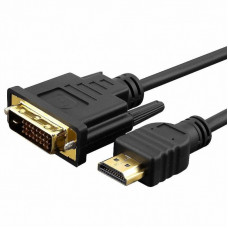 Кабель мультимедийный HDMI M to DVI M 1.8m 24+1pin Patron (CAB-PN-DVI-HDMI-18F)