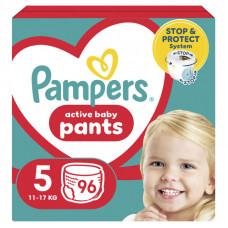 Подгузники Pampers трусики Pants Junior Размер 5 (12-17 кг) 96 шт (8006540069509)