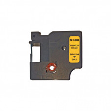Лента для принтера этикеток UKRMARK RL-D-45023P-BK/GO, аналог DYMO S0720630, 12мм х 7м. (900302)