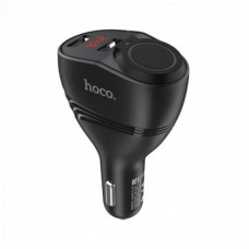 Автомобильная зарядка Hoco Z34 3,1А (2 USB) дисплей + разветвитель (107204)