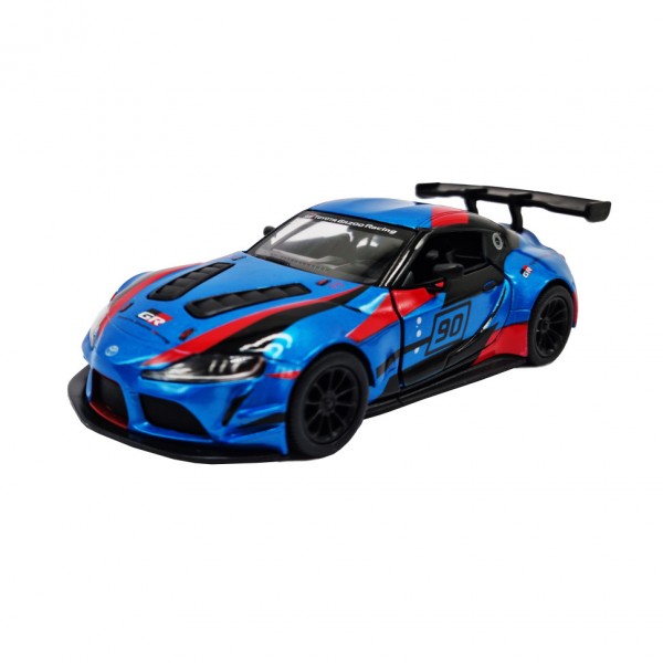 Металлическая машинка Toyota GR Supra Kinsmart KT5421WF инерционная, 1:36 (Синий)