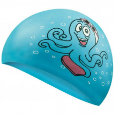 Шапка для плавания Aqua Speed Kiddie 142-Octopus 7216 блакитний Діт OSFM (5908217672162)