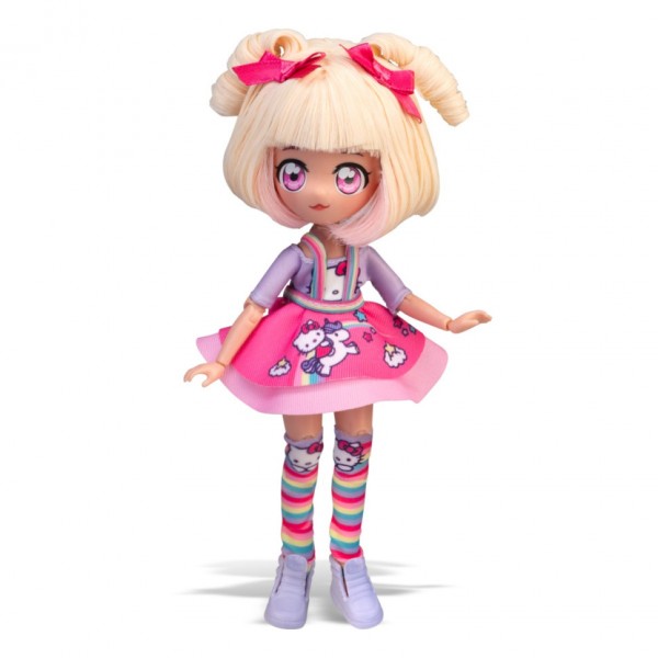 Детская кукла "Конфетка Единорог" 4SF Manga Dolls HKTF0400 серии "Hello Kitty"