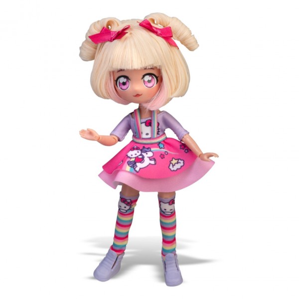 Детская кукла "Конфетка Единорог" 4SF Manga Dolls HKTF0400 серии "Hello Kitty"
