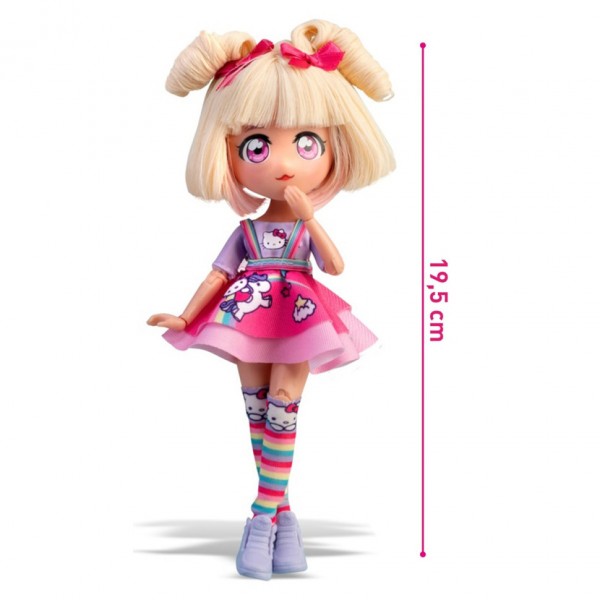 Детская кукла "Конфетка Единорог" 4SF Manga Dolls HKTF0400 серии "Hello Kitty"