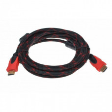 Кабель HDMI - HDMI 3m усиленный в обмотке 3м (38604)