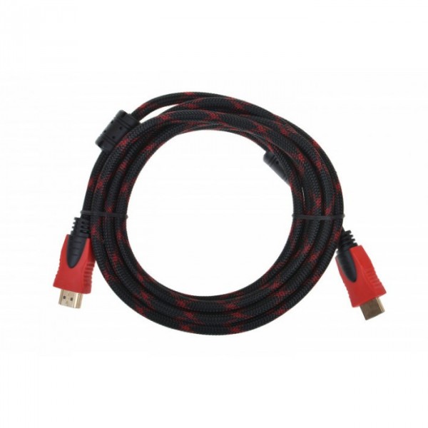 Кабель HDMI - HDMI 3m усиленный в обмотке 3м (38604) Кабель HDMI - HDMI 3m усиленный в обмотке 3м (38604)
