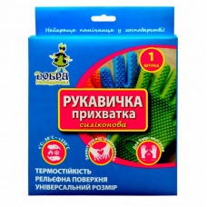 Перчатки хозяйственные Добра Господарочка перчатка-прихватка силиконовая 1 шт. (4820086521260)