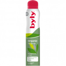 Дезодорант Byly Organic С мятой и зеленым чаем 200 мл (8411104004528)
