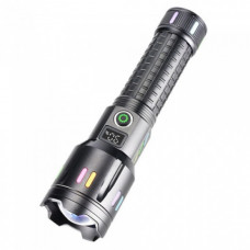 Фонарь ручной FLUORESCENCE COBA CB-G62-TG, индикация заряда, 1x26650/3xAAA, ЗУ Type-C, zoom (69904)