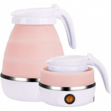 Складной силиконовый электрочайник SmartTech Foldable Kettle 600мл Розовый (119214)