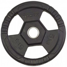 Диск для штанги Toorx 15 кг 25 мм Чорний (DGG-15) (931408)