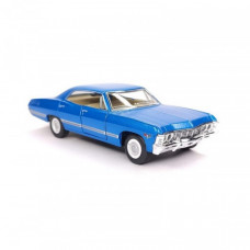 Машинка инерционная "1967 Chevrolet Impala" KT5458W-2 масштаб 1:36 (Синий)