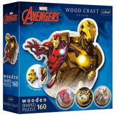 Пазл Trefl Wooden Marvel Heroes Отважный железный человек 160 элементов (5900511201833)