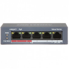 Коммутатор сетевой Hikvision DS-3E0105P-E/M(B)
