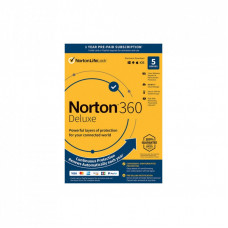 Антивирус Norton by Symantec NORTON 360 DELUXE 50GB 1 USER 5 DEVICE 12M (21409553)